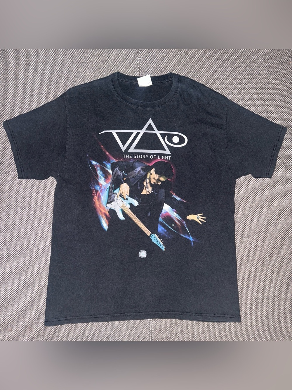 Rare Y2K Steve Vai The Story Of Light Concert Band Tour Concert Tee